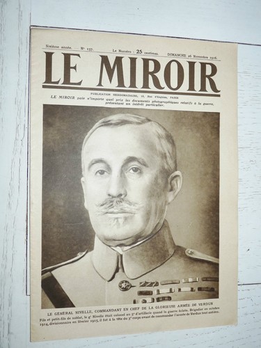 Miroir 1916 guerre 14 - 26/11, 14-18