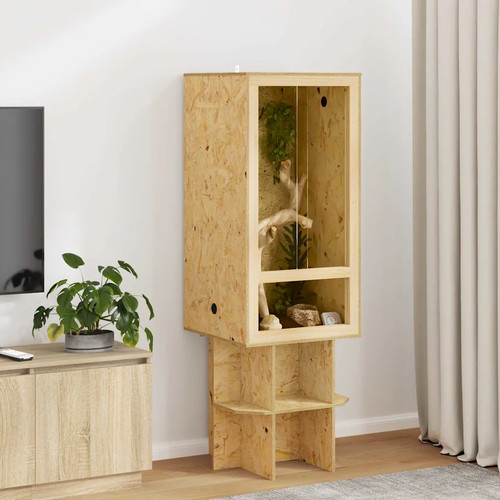 Terrarium marron osb habitat - terrarium,