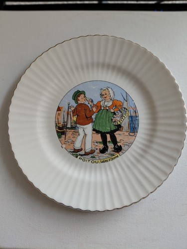 Assiette digoin sarreguemines - assiette,