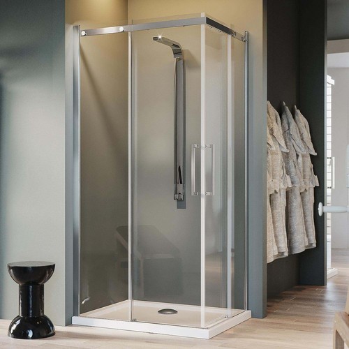 Cabine douche mm verre - de,