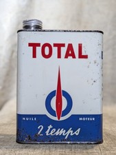 Ancien bidon d'huile TOTAL 2