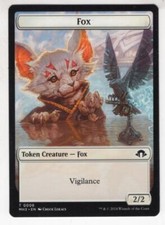 MTG Modern Horizons 3 Token Card #6 Fox (Green Back)