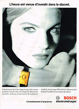 ADVERTISEMENT ADVERTISING 025 1993 BOSCH washing machine washing machine