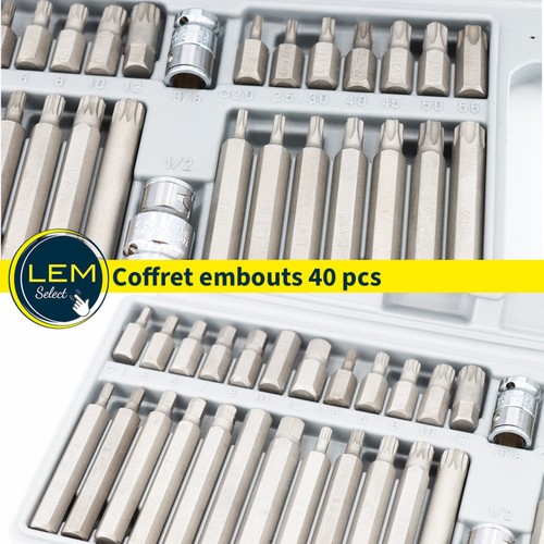 Coffret embout vissage 40 - d'embout,