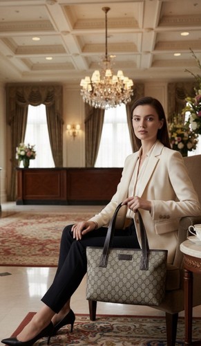 Gucci suprême tote bag sac - gucci, gg