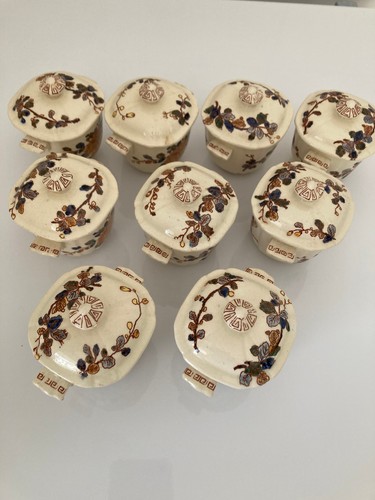 Gien petits pots crème - gien, à