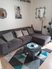 canapé d'angle fixe avec