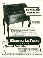 1946 Martial Le Franc Secretary Antique Furniture Advertising from Magazine