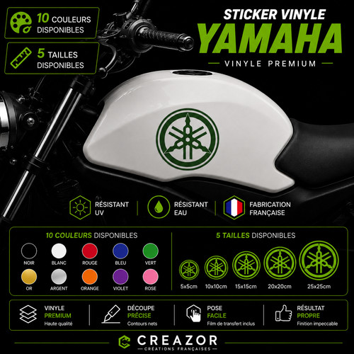 Lot stickers logo yamaha - stickers,