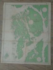 NAVY MAP / Den Norske Kyst - fra Bömlahuk til Stolmen Norway