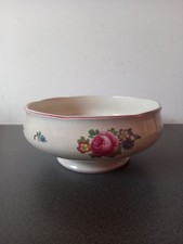 Old salad bowl Moulin des Loups Hamage decor decoration flowers DIAMETER 25 CM