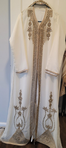 Moroccan embroided takchita - embroided,