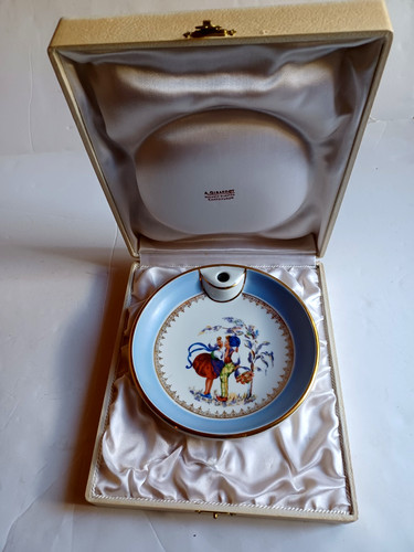 Ancienne assiette bouillie - assiette,