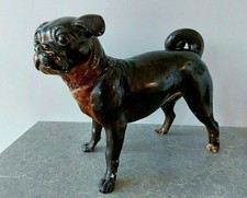 Carlin vintage taille réelle avec yeux en verre. Rare!!!