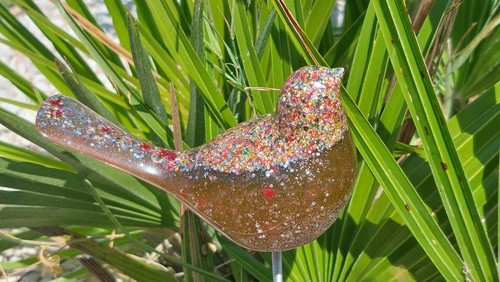 Oiseau résine extérieur - résine, d'extérieur
