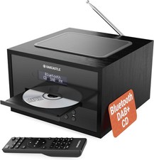 Lecteur CD Radio DAB+/FM, Bluetooth, USB/AUX-In, Alarme, Oakcastle DAB400, CO...