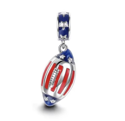Pendentif breloque football - pendentif,
