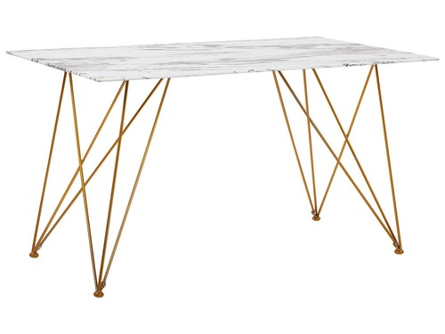 Beliani table salle - beliani, à