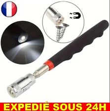 ✅ Tige Puissant Lampe Outil Ramassage Télescopique Magnétique Extension Aimant