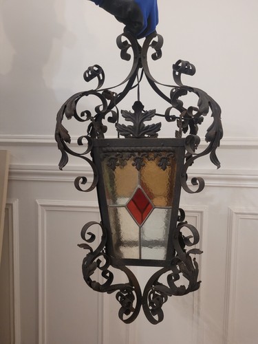 Lanterne suspendue fer - lanterne,