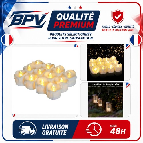 Bougies chauffe plat - bougies, led