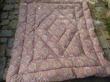 Antique Swollen Wool Blanket Quilt Boutis Vintage Fabric French Fabric