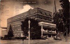 Streetview Hotel Barre Streetview Barre Vermont DB Cancel WOB Postcard