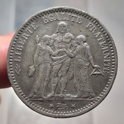 Hercule 5 francs - francs, 1873