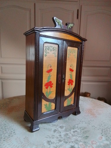 Armoire poupee bois - poupee, en