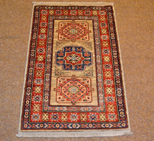 Tapis ariana kazak beige - kazak,