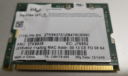 Carte module wifi sans fil - carte,