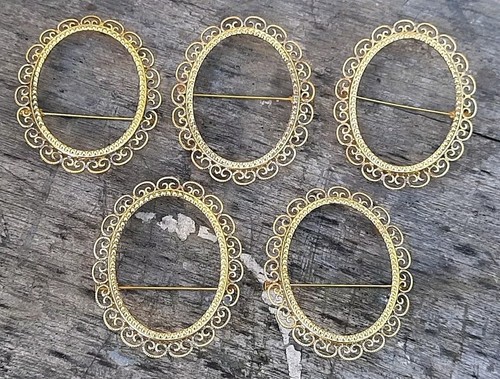 Lot montures broches - de,