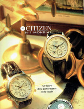 Advertising 0623 1991 Citizen Watches World No.1 Quartz Tachymet