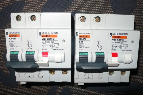 Disjoncteur differentiel 20a - disjoncteur,