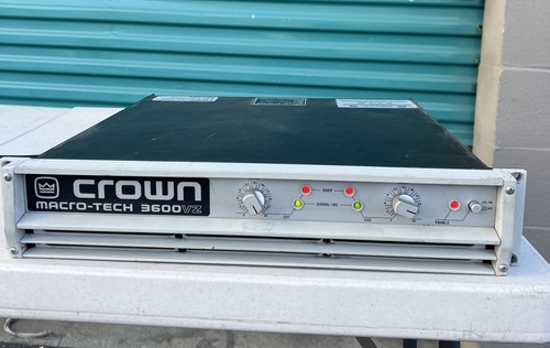 Crown macro tech - macro-tech, 3600vz