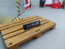 1/18 Renault Safrane Solido rear license plate