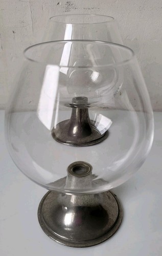 Lot verre cristal pied - lot,