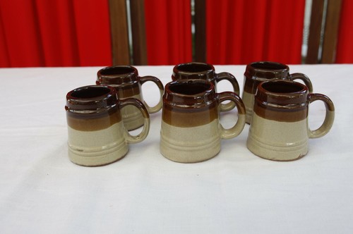 Lot petites chopes en - 6,