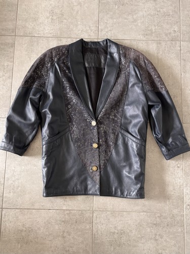 Ouirouge blazer femme cuir