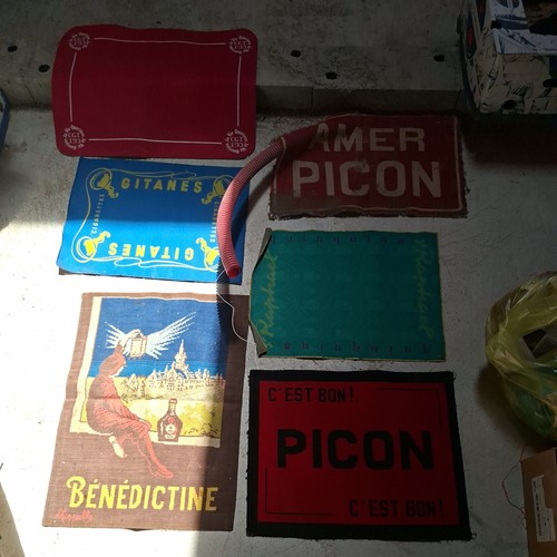 Lot tapis jeux de cartes - de,