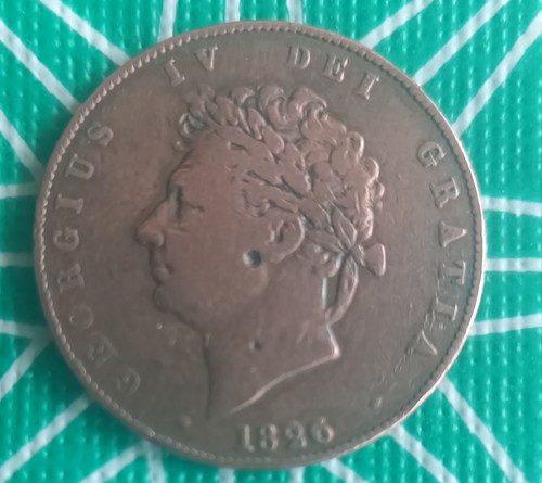 1 2 penny 1826 - -,