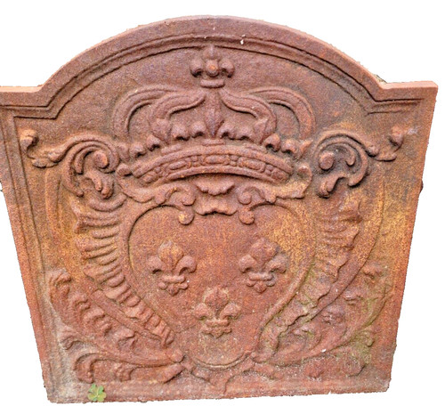 Plaque ancienne cheminée - de,