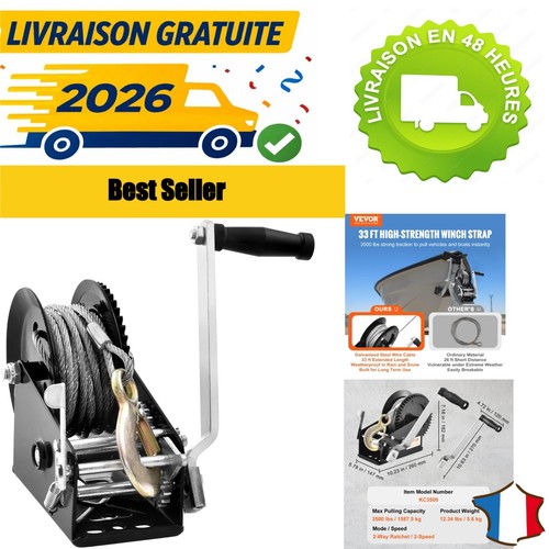 Vevor treuil manuel - treuil,