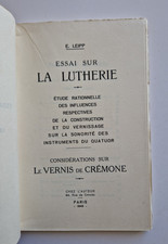 E. Leipp - Essai sur la