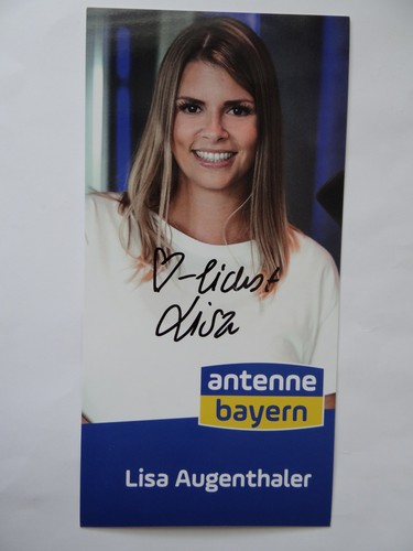 Autograph card lisa - autograph, card: