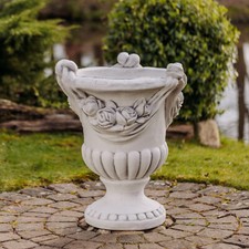 Jardinière roses bac à