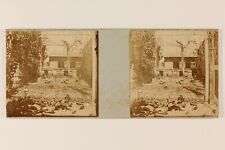 FRANCE Un Poulaillers Photo Amateur c1900 Petit format Stereo Vintage PL57An169