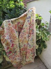 Antique 1950-60 Printed Fine Canvas Coupon 1.1m x 77cm