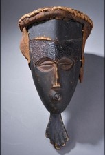 Art Tribal Africain - Ancien Masque de Danse - Ethnie Lélé - Congo Belge