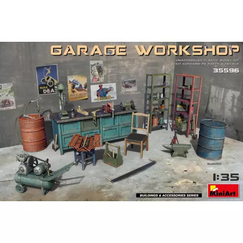 Miniart 35596 garage - 35596, workshop